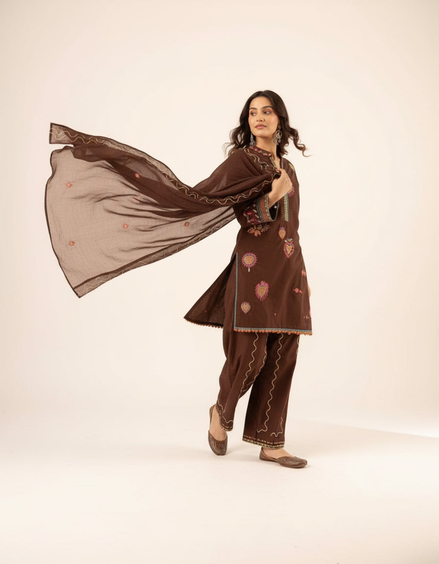 Cocoa Meadow Palazzo Set